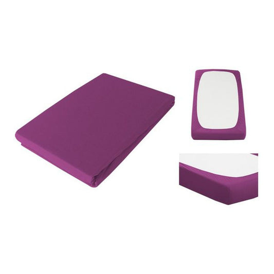 Casa Plus Jersey-Fixleintuch Lila