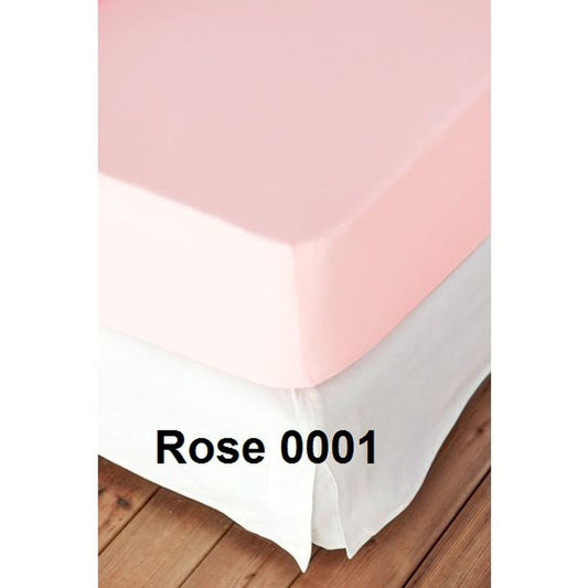 Casa Plus Jersey-Fixleintuch Rosa